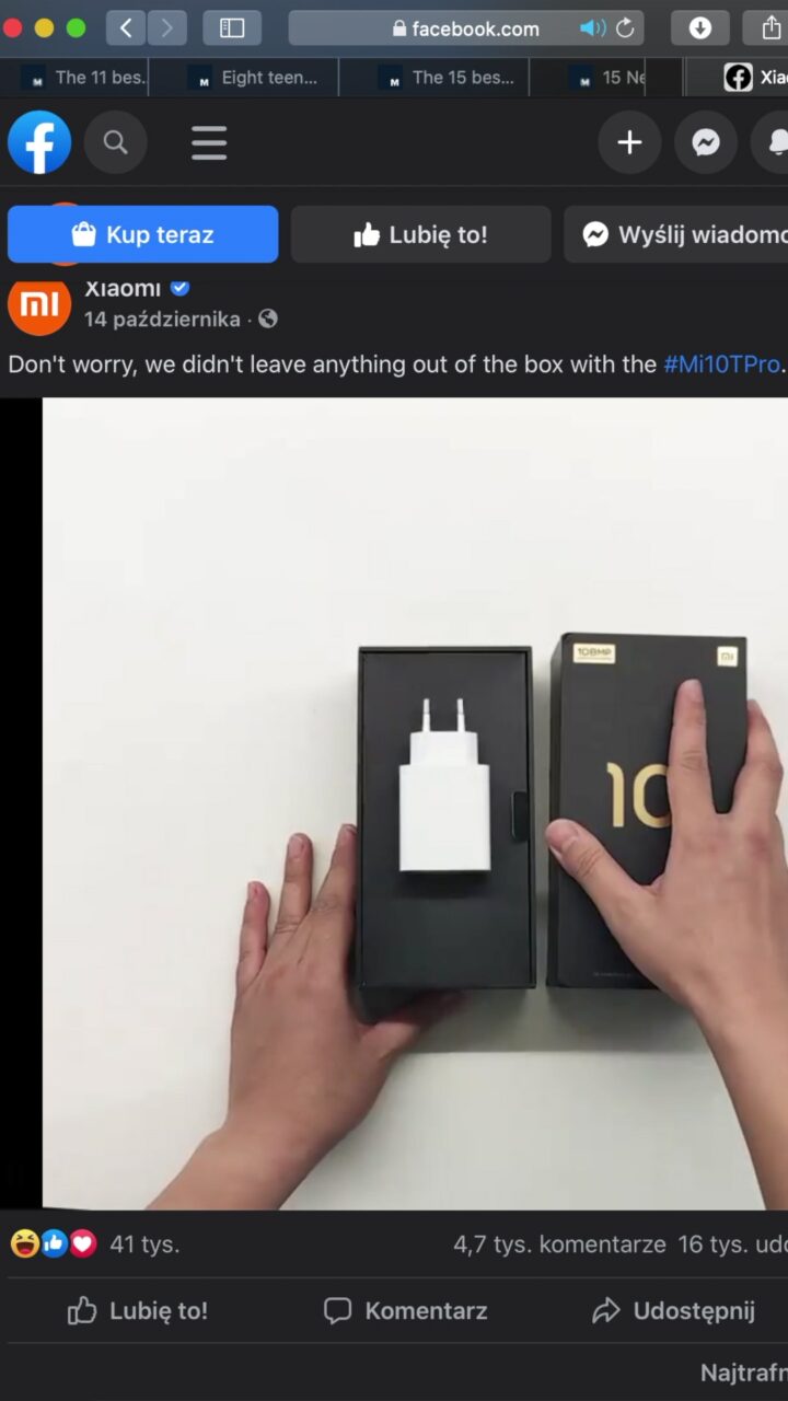 Xiaomi żartuje z braku ładowarki iPhone 12